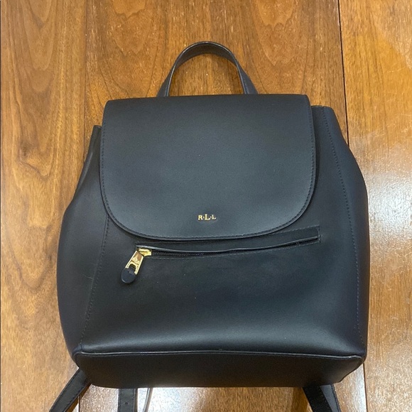 Lauren Ralph Lauren Handbags - Black Ralph Lauren backpack